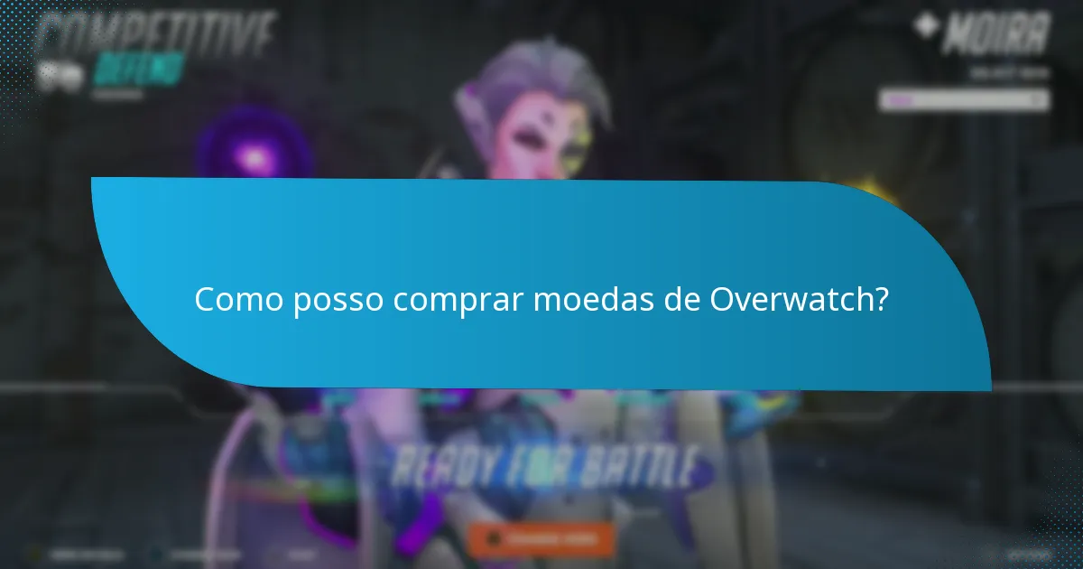 Como posso acompanhar o meu saldo de moedas de Overwatch?
