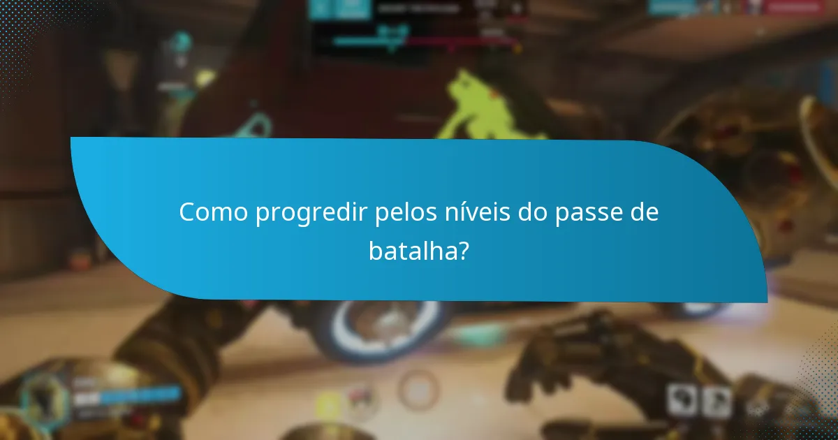 Quais recompensas posso ganhar em cada nível do passe de batalha?