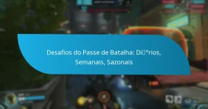 Desafios do Passe de Batalha: Diários, Semanais, Sazonais