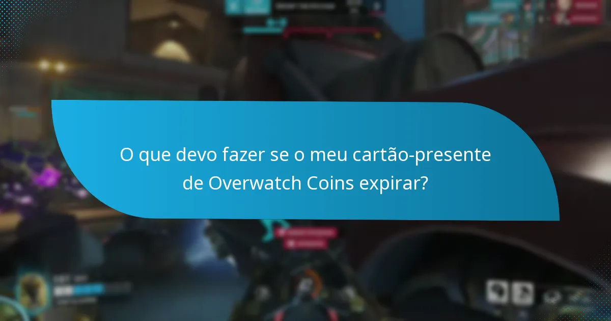 Como resgatar um cartão-presente de Overwatch Coins?