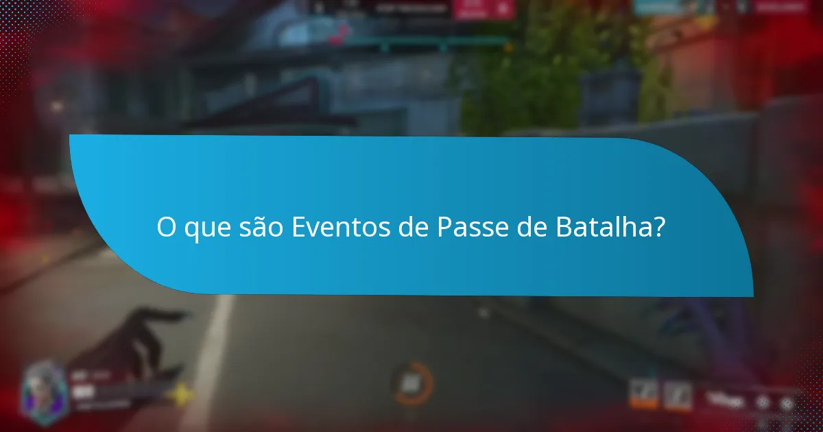 O que são Eventos de Passe de Batalha de Tempo Limitado?