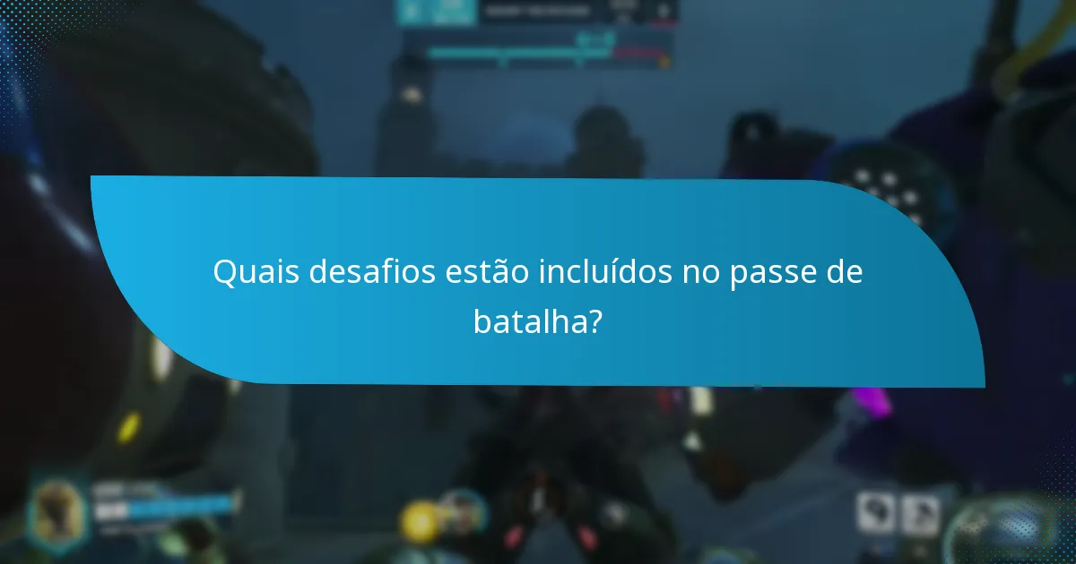 Quais recompensas podem ser desbloqueadas através do passe de batalha?